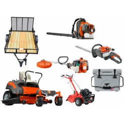 HH4248 Husqvarna Mower Bundle - Z248F Zero Turn 350BT Blower TW19118DMN Tiller