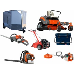 HH4252 Husqvarna Mower Bundle - Z248F Zero Turn 350BT Blower TW19118DMN Tiller