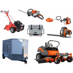 HH4253 Husqvarna Mower Bundle - Z254F Zero Turn 350BT Blower TW19118BMN Tiller