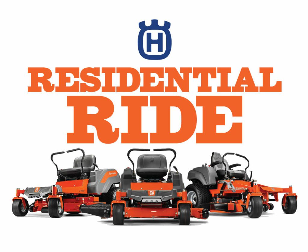 Residential Ride Husqvarna residential mowers