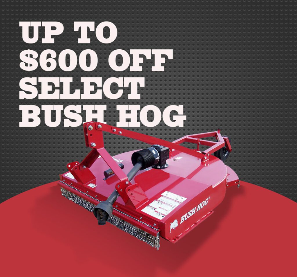 Bush Hog cutter sale ad