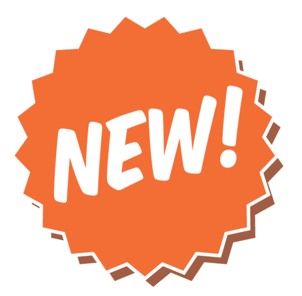 Starburst reads "New!"